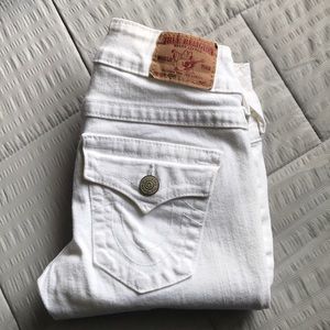 White True Religion Jeans